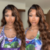 body wave highlight wig