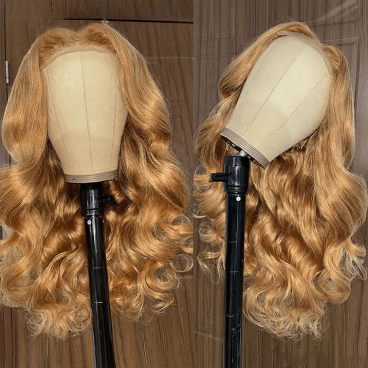 honey blonde body wave wig (5)