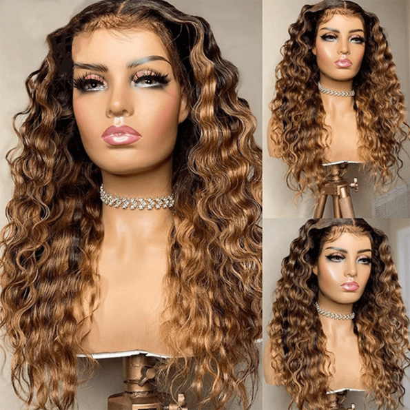 honey blonde loose deep wave wig (2)