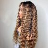ombre highlight honey blonde loose deep wave wig (3)