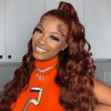 reddish brown body wave hd lace wig