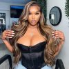 honey blonde hd lace frontal wig