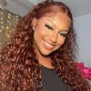 reddish water wave lace front wig (2)