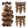 honey blonde body wave bundles with frontal (3)