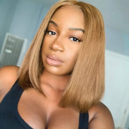 honey blonde 13x4 straight bob wig (2)