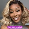 ombre honey blonde wear go straight bob wig (2)
