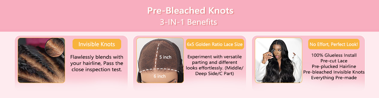 Pre-bleached Knots