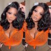 salon quality short cut loose body wave wig