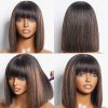highlight yaki straight bob wig with bang (4)