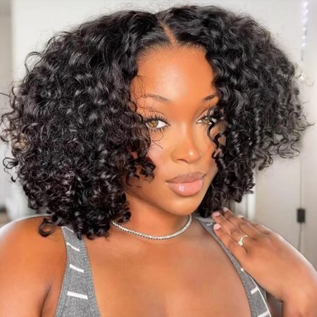bouncy water wave bob wig middle part (1)