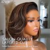 honey blonde highlight layer cut bob wig (2)
