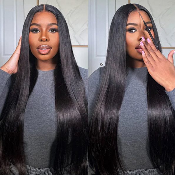 flash sale straight pull go glueless wig (2)