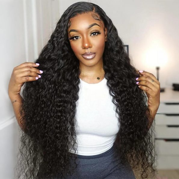 water wave hd lace frontal wig (2)