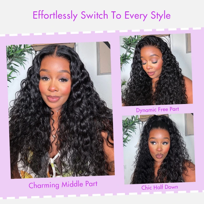 water wave wig versatile look