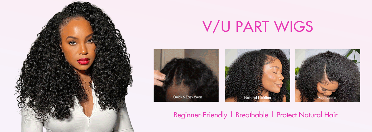 V & U Part Wig