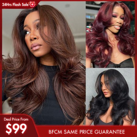 butterfly haircuts 3 colors in one