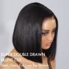6×5 bone straight bob wig sdd