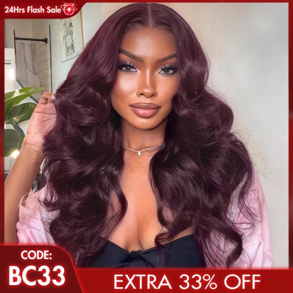black friday dark burgundy wig (3)