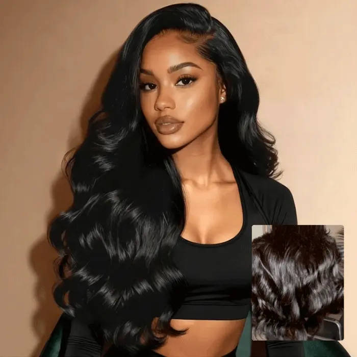 body wave pull go glueless wig