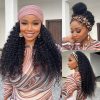 deep wave headband wig