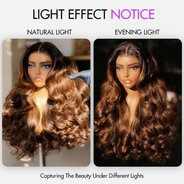 ombre highlight hd lace body wave wig (1)