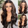 ombre highlight hd lace body wave wig (2)