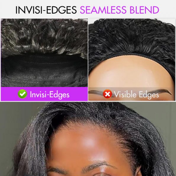 kinky straight bob half wig (4)