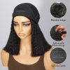 kinky straight bob half wig (3)